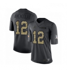 Men Detroit Lions 12 Danny Amendola Limited Black 2016 Salute to Service Football Jersey Men Detroit Lions 12 Danny Amendola Limited Black 2016 Salute to Service Football Jersey