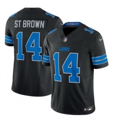 Men Detroit Lions 14 Amon Ra St Brown Black 2024 F U S E 2nd Alternate Vapor Limited Stitched Jersey Men Detroit Lions 14 Amon Ra St Brown Black 2024 F U S E 2nd Alternate Vapor Limited Stitched Jersey