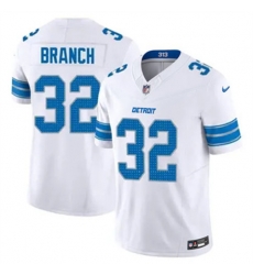 Men Detroit Lions 32 Brian Branch White 2023 F U S E Vapor Untouchable Limited Stitched Jersey Men Detroit Lions 32 Brian Branch White 2023 F U S E Vapor Untouchable Limited Stitched Jersey