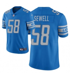 Men Detroit Lions 58 Penei Sewell 2021 NFL Draft Vapor Limited Jersey Light Blue Men Detroit Lions 58 Penei Sewell 2021 NFL Draft Vapor Limited Jersey Light Blue