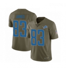 Men Detroit Lions 83 Jesse James Limited Olive 2017 Salute to Service Football Jersey Men Detroit Lions 83 Jesse James Limited Olive 2017 Salute to Service Football Jersey