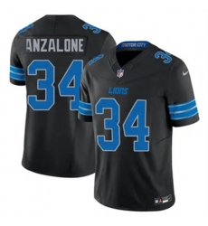 Men Detroit Lions Alex Anzalone #34 Black Vapor Stitched Nike NFL Jersey Men Detroit Lions Alex Anzalone #34 Black Vapor Stitched Nike NFL Jersey