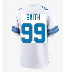 Men Lions Smith #99 White Jersey Men Lions Smith #99 White Jersey