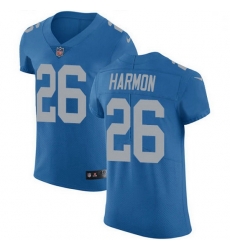 Nike Detroit Lions 26 Duron Harmon Blue Throwback Men Stitched NFL Vapor Untouchable Elite Jersey Nike Detroit Lions 26 Duron Harmon Blue Throwback Men Stitched NFL Vapor Untouchable Elite Jersey