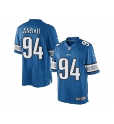 Nike Detroit Lions 94 Ziggy Ansah Blue Limited NFL Jersey Nike Detroit Lions 94 Ziggy Ansah Blue Limited NFL Jersey