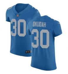 Nike Lions 30 Jeff Okudah Blue Throwback Men Stitched NFL Vapor Untouchable Elite Jersey Nike Lions 30 Jeff Okudah Blue Throwback Men Stitched NFL Vapor Untouchable Elite Jersey