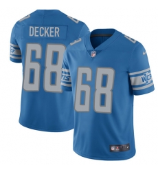 Nike Lions #68 Taylor Decker Blue Team Color Mens Stitched NFL Limited Jersey Nike Lions #68 Taylor Decker Blue Team Color Mens Stitched NFL Limited Jersey