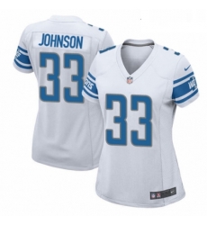 Womens Nike Detroit Lions 33 Kerryon Johnson Game White NFL Jersey Womens Nike Detroit Lions 33 Kerryon Johnson Game White NFL Jersey