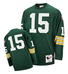 Green Bay Packers 15 Bart Starr Authentic Throwback Jersey mitchellandness Green Bay Packers 15 Bart Starr Authentic Throwback Jersey mitchellandness