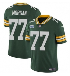 Men Green Bay Packers 77 Jordan Morgan Green 2024 Draft Vapor Limited Stitched Football Jersey Men Green Bay Packers 77 Jordan Morgan Green 2024 Draft Vapor Limited Stitched Football Jersey