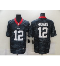 Nike Green Bay Green Bay Packers 12 Aaron Rodgers Black Camo Limited Jersey Nike Green Bay Green Bay Packers 12 Aaron Rodgers Black Camo Limited Jersey
