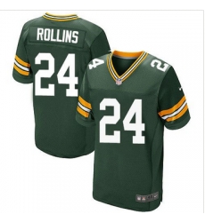 Nike Green Bay Packers #24 Quinten Rollins Green Team Color Mens Stitched NFL Elite Jersey Nike Green Bay Packers #24 Quinten Rollins Green Team Color Mens Stitched NFL Elite Jersey