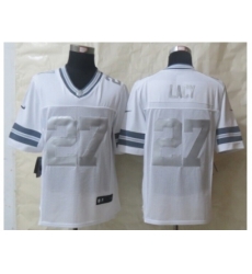 Nike Green Bay Packers 27 Eddie Lacy White Game Platinum NFL Jersey Nike Green Bay Packers 27 Eddie Lacy White Game Platinum NFL Jersey