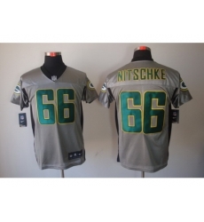 Nike Green Bay Packers 66 Ray Nitschke Grey Elite Shadow NFL Jersey Nike Green Bay Packers 66 Ray Nitschke Grey Elite Shadow NFL Jersey
