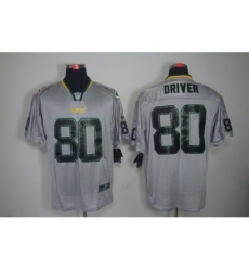 Nike Green Bay Packers 80 Donald Driver Grey Elite Lights Out NFL Jersey Nike Green Bay Packers 80 Donald Driver Grey Elite Lights Out NFL Jersey