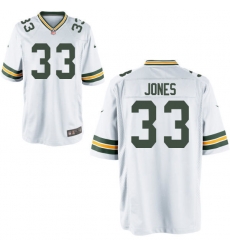 Nike Packers #33 Aaron Jones White Alternate Mens Elite Stitched NFL Jersey Nike Packers #33 Aaron Jones White Alternate Mens Elite Stitched NFL Jersey