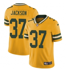 Nike Packers #37 Josh Jackson Yellow Mens Stitched NFL Limited Rush Jersey Nike Packers #37 Josh Jackson Yellow Mens Stitched NFL Limited Rush Jersey