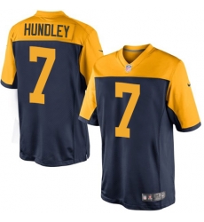Nike Packers #7 Brett Hundley Mens Limited Navy Blue Alternate NFL Jersey Nike Packers #7 Brett Hundley Mens Limited Navy Blue Alternate NFL Jersey