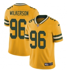 Nike Packers #96 Muhammad Wilkerson Yellow Mens Stitched NFL Limited Rush Jersey Nike Packers #96 Muhammad Wilkerson Yellow Mens Stitched NFL Limited Rush Jersey