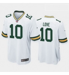 men jordan love green bay packers white game jersey men jordan love green bay packers white game jersey