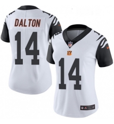 Womens Nike Cincinnati Bengals 14 Andy Dalton Limited White Rush Vapor Untouchable NFL Jersey Womens Nike Cincinnati Bengals 14 Andy Dalton Limited White Rush Vapor Untouchable NFL Jersey