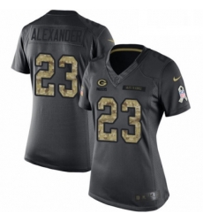 Womens Nike Green Bay Packers 23 Jaire Alexander Limited Black 2016 Salute to Service NFL Jersey Womens Nike Green Bay Packers 23 Jaire Alexander Limited Black 2016 Salute to Service NFL Jersey