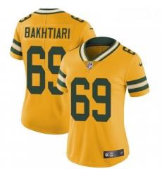Womens Nike Green Bay Packers 69 David Bakhtiari Limited Gold Rush Vapor Untouchable NFL Jersey Womens Nike Green Bay Packers 69 David Bakhtiari Limited Gold Rush Vapor Untouchable NFL Jersey