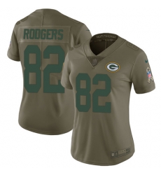 Womens Nike Packers #82 Richard Rodgers Olive Stitched NFL Limited 2017 Salute to Service Jersey Womens Nike Packers #82 Richard Rodgers Olive Stitched NFL Limited 2017 Salute to Service Jersey