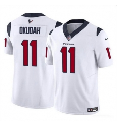 Men Houston Texans 11 Jeff Okudah White 2024 F U S E Vapor Untouchable Stitched Football Jersey Men Houston Texans 11 Jeff Okudah White 2024 F U S E Vapor Untouchable Stitched Football Jersey