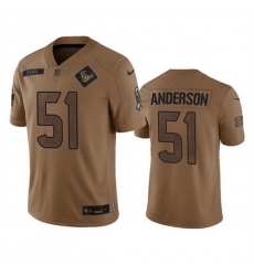 Men Houston Texans 51 Will Anderson Jr 2023 Brown Salute To Service Limited Stitched Jersey Men Houston Texans 51 Will Anderson Jr 2023 Brown Salute To Service Limited Stitched Jersey