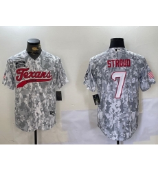Men Houston Texans 7 C J Stroud Camo With Patch Cool Base Stitched Baseball Jersey 1 Men Houston Texans 7 C J Stroud Camo With Patch Cool Base Stitched Baseball Jersey 1