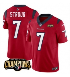 Men Houston Texans 7 C J Stroud Red 2023 F U S E AFC South Champions Patch Vapor Untouchable Limited Stitched Football Jersey Men Houston Texans 7 C J Stroud Red 2023 F U S E AFC South Champions Patch Vapor Untouchable Limited Stitched Football Jersey