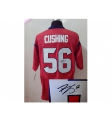 Nike Houston Texans 56 Brian Cushing red Elite signature NFL Jersey Nike Houston Texans 56 Brian Cushing red Elite signature NFL Jersey