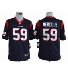 Nike Houston Texans 59 Whitney Mercilus Blue Game NFL Jersey Nike Houston Texans 59 Whitney Mercilus Blue Game NFL Jersey
