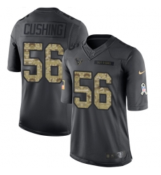 Nike Texans #56 Brian Cushing Black Mens Stitched NFL Limited 2016 Salute to Service Jersey Nike Texans #56 Brian Cushing Black Mens Stitched NFL Limited 2016 Salute to Service Jersey