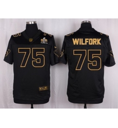 Nike Texans #75 Vince Wilfork Black Mens Stitched NFL Elite Pro Line Gold Collection Jersey Nike Texans #75 Vince Wilfork Black Mens Stitched NFL Elite Pro Line Gold Collection Jersey