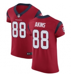 Nike Texans 88 Jordan Akins Red Alternate Men Stitched NFL New Elite Jersey Nike Texans 88 Jordan Akins Red Alternate Men Stitched NFL New Elite Jersey