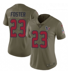 Womens Nike Houston Texans 23 Arian Foster Limited Olive 2017 Salute to Service NFL Jersey Womens Nike Houston Texans 23 Arian Foster Limited Olive 2017 Salute to Service NFL Jersey