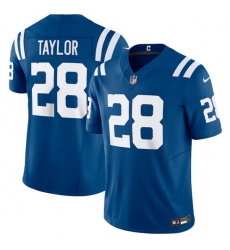 Men Indianapolis Colts 28 Jonathan Taylor Blue 2023 F U S E Vapor Untouchable Stitched Football Jersey Men Indianapolis Colts 28 Jonathan Taylor Blue 2023 F U S E Vapor Untouchable Stitched Football Jersey
