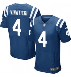 Men Nike Indianapolis Colts 4 Adam Vinatieri Elite Royal Blue Team Color NFL Jersey Men Nike Indianapolis Colts 4 Adam Vinatieri Elite Royal Blue Team Color NFL Jersey