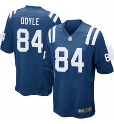 Men Nike Indianapolis Colts 84 Jack Doyle Game Royal Blue Team Color NFL Jersey Men Nike Indianapolis Colts 84 Jack Doyle Game Royal Blue Team Color NFL Jersey