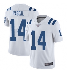 Men Zach Pascal Limited Road Jersey 14 Football Indianapolis Colts White Vapor Men Zach Pascal Limited Road Jersey 14 Football Indianapolis Colts White Vapor