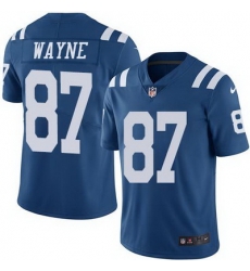 Nike Colts #87 Reggie Wayne Royal Blue Mens Stitched NFL Limited Rush Jersey Nike Colts #87 Reggie Wayne Royal Blue Mens Stitched NFL Limited Rush Jersey