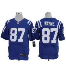 Nike Indianapolis Colts 87 Reggie Wayne Blue Elite NFL Jersey Nike Indianapolis Colts 87 Reggie Wayne Blue Elite NFL Jersey