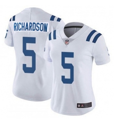 Women Indianapolis Colts 5 Anthony Richardson White 2024 F U S E Vapor Limited Stitched Football Jersey Women Indianapolis Colts 5 Anthony Richardson White 2024 F U S E Vapor Limited Stitched Football Jersey
