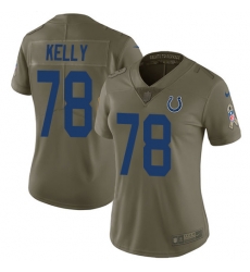 Womens Nike Colts #78 Ryan Kelly Olive Stitched NFL Limited 2017 Salute to Service Jersey Womens Nike Colts #78 Ryan Kelly Olive Stitched NFL Limited 2017 Salute to Service Jersey