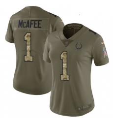 Womens Nike Indianapolis Colts 1 Pat McAfee Limited OliveCamo 2017 Salute to Service NFL Jersey Womens Nike Indianapolis Colts 1 Pat McAfee Limited OliveCamo 2017 Salute to Service NFL Jersey