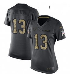 Womens Nike Indianapolis Colts 13 TY Hilton Limited Black 2016 Salute to Service NFL Jersey Womens Nike Indianapolis Colts 13 TY Hilton Limited Black 2016 Salute to Service NFL Jersey