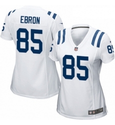Womens Nike Indianapolis Colts 85 Eric Ebron Game White NFL Jersey Womens Nike Indianapolis Colts 85 Eric Ebron Game White NFL Jersey