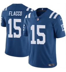 Youth Indianapolis Colts 15 Joe Flacco Blue Vapor Untouchable Limited Stitched Football Jersey Youth Indianapolis Colts 15 Joe Flacco Blue Vapor Untouchable Limited Stitched Football Jersey